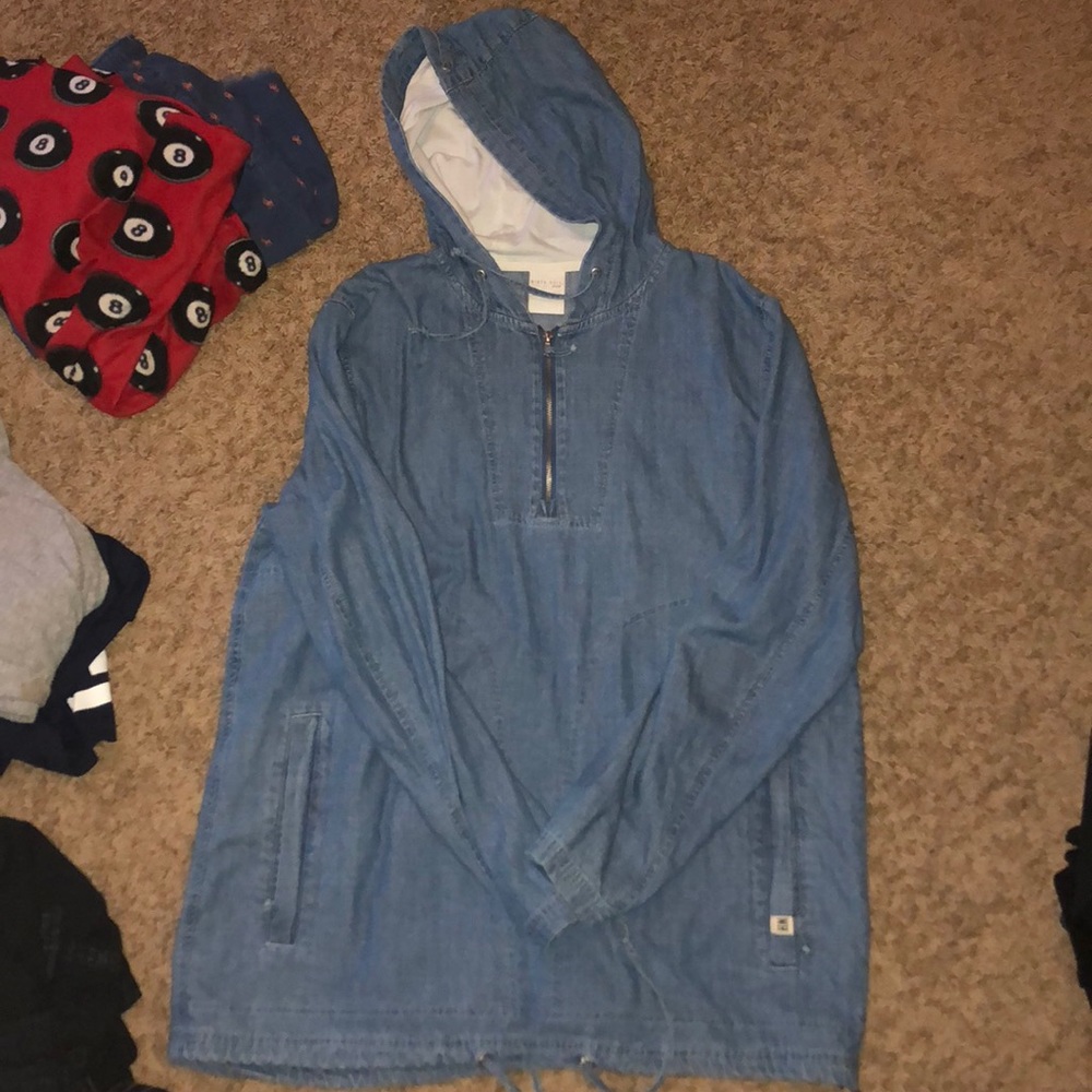 Blue hoodie!